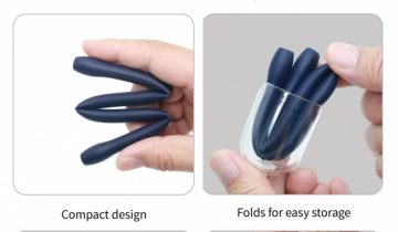 TravelStraw opvouwbaar siliconen rietje blauw