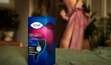 Tena Silhouette Incontinentiepads Normal Zwart - 1 pak van 26 stuks