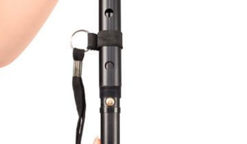 VITILITY Polsband voor Wandelstok - Zwart - 10 cm