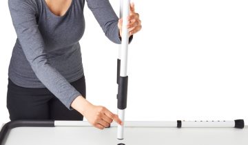 VITILITY steady - Bedsteun - Bedhulpmiddel - Verstelbaar -RVS - Wit/Zwart