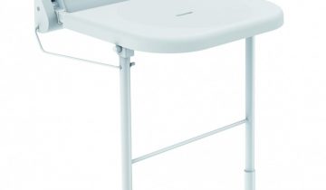 Opklapbaar douchezitje met vloersteunen