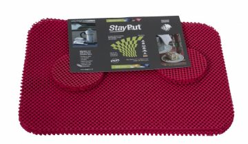 Placemat en onderzetter set - grijs - StayPut