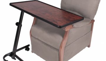 Stoelleestafel walnoten -  Extra breed frame