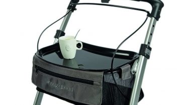 Dienblad zwart voor WheelzAhead Indoor binnenrollator