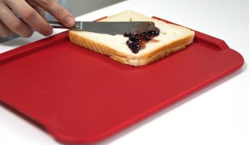 Ontbijtplank Antislip - Rood