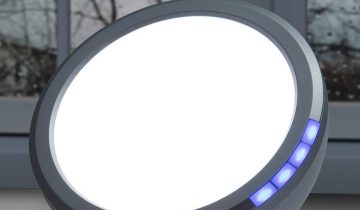 Fysic FW-400 Energielamp / Lichttherapielamp - Extra energie voor de donkere dagen - Zilver / Wit