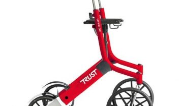 Opvouwbare TrustCare Let's Go Out Rollator Lichtgewicht Zonder Remkabels