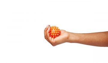 VITILITY Massagebal - extra groot - Handtrainer - Massage-accessoire - triggerpoint bal