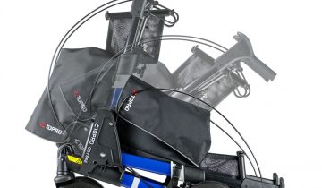 Topro Troja Odysse Rood M - Dubbel Opvouwbare Rollator