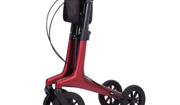 WheelzAhead Carbon All-In carbon rollator compleet en lichtgewicht Matt Dark Blue Large