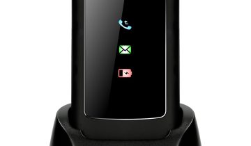 Fysic F15 – Eenvoudige Mobiele Klaptelefoon voor Senioren – 4G GSM met SOS Paniekknop – Zwart