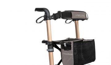 WheelzAhead Track 4.0 antraciet lichtgewicht rollator