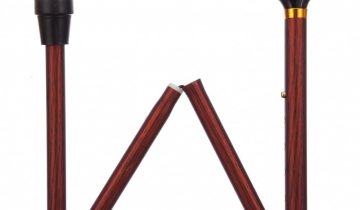 Opvouwbare wandelstok - Burgundy - 84/94 cm