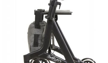 Able2 Saturn lichtgewicht rollator voor binnen en buiten champagne