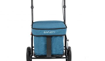 Carlett Lett700 Boodschappentrolley - 32 L - 4 wielen - zitten - opvouwbaar - veiligheidsrem - Turkoois