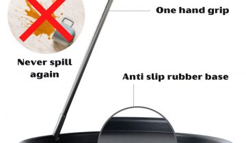 Dienblad – Plateau - Uniek dienblad - Dienblad rond – Plateau dienblad - Dienblad zwart – Dienbladen – Dienblad antislip – Serveerschalen – Balance tray – Zelf balancerend – Eenhandig