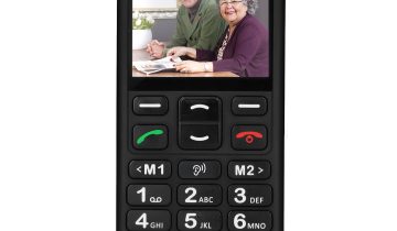 Fysic F10 - Eenvoudige Mobiele Telefoon voor Senioren – 4G GSM met SOS Paniekknop – Zwart