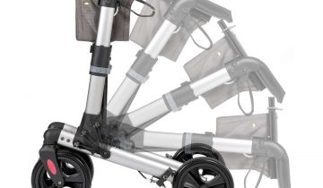 WheelzAhead Track 4.0 antraciet lichtgewicht rollator