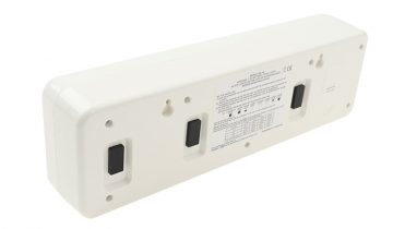 Twemco BQ38 - Klok - Rechthoekig - Kunststof - 7.5x10.5 cm - Zwart