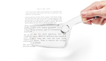 VITILITY Vergrootglas - angular - Loep