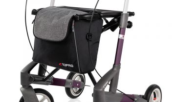Rollator Topro Troja 5G (Zachte wielen | 7,8 kg) - Zwart - Maat S