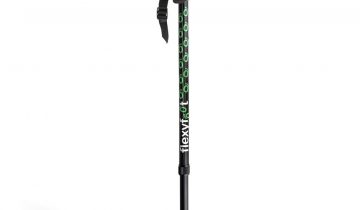 Flexyfoot wandelstok met kurken handvat - blauw