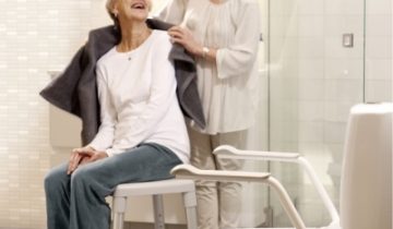 Support toiletbril met armsteunen - Etac