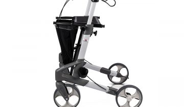 TOPRO Troja Original lichtgewicht rollator voor binnen en buiten Extra Small, wijnrood