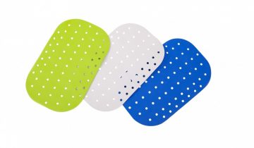 Anti-slip bad- en douchematten - badmat klein wit - Atlantis