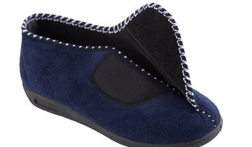 MSF pantoffel - blauw hoog damesmodel maat 36