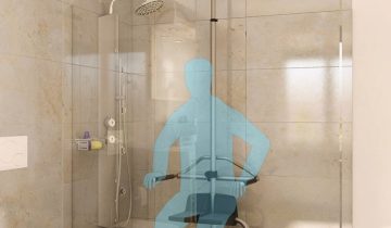 Verplaatsbare transferpaal Gripo™: Apart Optie: twee zijdelingse armleuningen