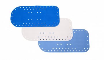 Anti-slip bad- en douchematten - badmat wit - Atlantis