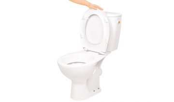 VITILITY Toiletverhoger met deksel 10 cm - Wc bril - Verhoogd toilet - Toiletstoel
