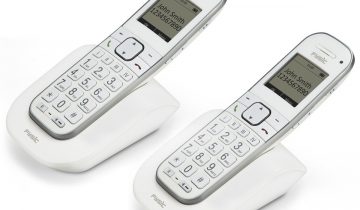 Fysic FX-9000 DUO Senioren DECT telefoon - Extra luid gespreksvolume voor slechthorenden - 2 stuks - Wit
