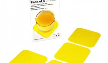 Anti-slip onderzetters - geel
