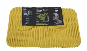 Placemat en onderzetter set - grijs - StayPut