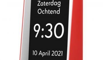 Sprekende kalenderklok van BBrain Zwart