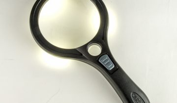 Vergrootglas rond met ledverlichting 10,5 cm