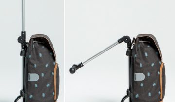 Shopper Anderson - verrijdbaar met speciale wielen voor op de trap en voorzien van grote losse boodschappentas - Scala Malit
