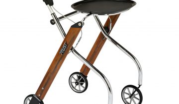 Let's Go Indoor Zweedse rollator voor binnen Rood