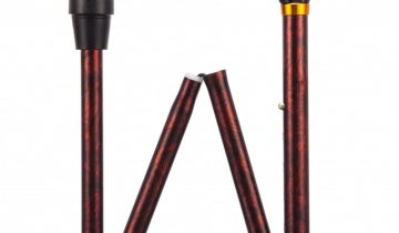Opvouwbare wandelstok - Burgundy - 84/94 cm