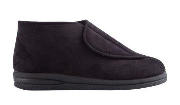 MSF pantoffel - zwart - hoog herenmodel - wasmachinewasbaar - maat 39