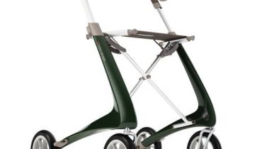 ByAcre Carbon Ultralight carbon rollator ultralicht en compact opvouwbaar Groen