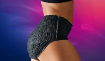 TENA Silhouette Plus High Waist Zwart - Maat M - 9 Stuks