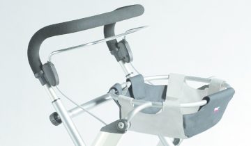 Let's Go Indoor Zweedse rollator voor binnen Rood