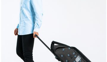 Shopper Andersen - verrijdbaar met grote losse boodschappentas - Unus Fun Duko Black