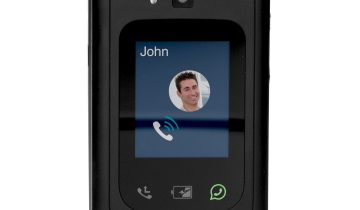 Fysic F25 - Eenvoudige Mobiele Klaptelefoon voor Senioren – 4G Smartphone met SOS Paniekknop – Zwart