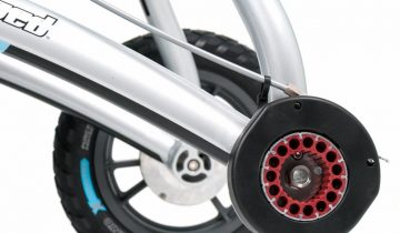 Trionic Veloped Sport: voor oneffen terrein 12" Medium, Zwart-Wit-Wit zitting