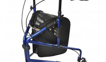 Aluminium 3-wiel Rollator zilver