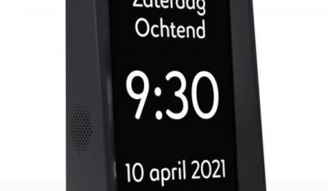 Sprekende kalenderklok van BBrain Zwart